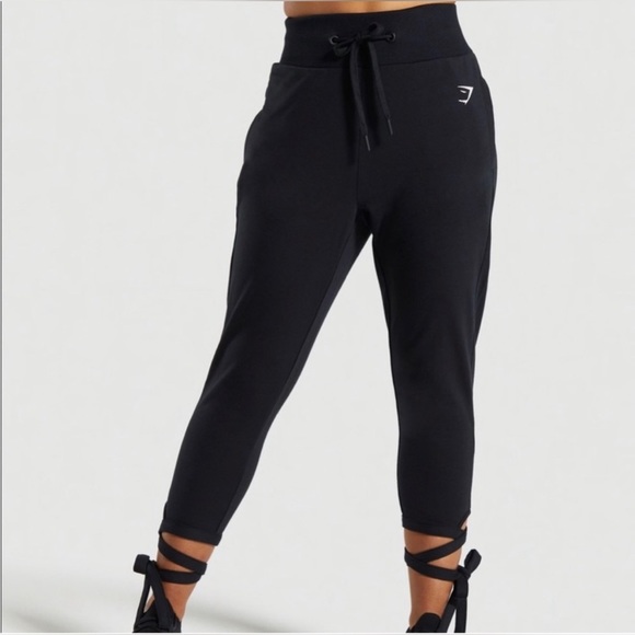Gymshark Ark Cropped Ankle Tie High Rise Sweatpants - Picture 5 of 5